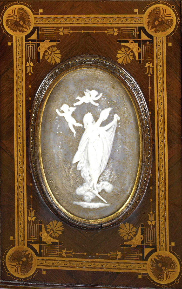 HERTER CENTER DETAIL (INT.) — HERTER BROTHERS PARLOR CABINET circa 1870