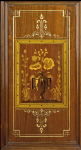 HERTER DOOR DETAIL (INT,) — HERTER BROTHERS PARLOR CABINET circa 1870