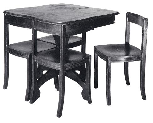 huntab — refinish impact on Hunziger oak table