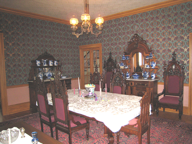 A RV DIN RM NW VIEW 4 07 — Gothic Revival