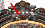 04 close up — Gentleman's Chair by M. and H. Schrenkeisen? Or someone with an "H" name?