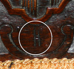 05 close up — Gentleman's Chair by M. and H. Schrenkeisen? Or someone with an "H" name?