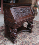 fm10 11 7a mahogany flint griffin dropleaf desk — Signs of a Horner
