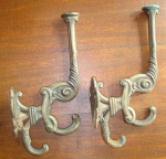 Hall Tree Hooks — Help identifying a walnut halltree
