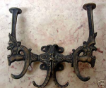Double Hall Tree Hooks — Help identifying a walnut halltree