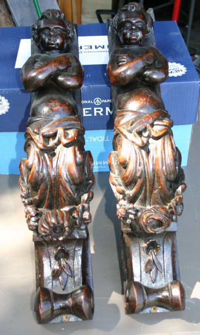 Sold $1,513.88 — Some nice furniture parts (Horner?) just sold on ebay - brought decent money.