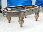 149724881 o — Oval Shaped Brunswick & Balke Billiard Table 1874